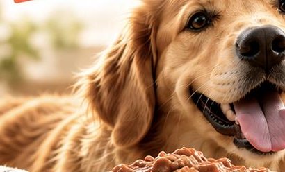 Perro comiendo